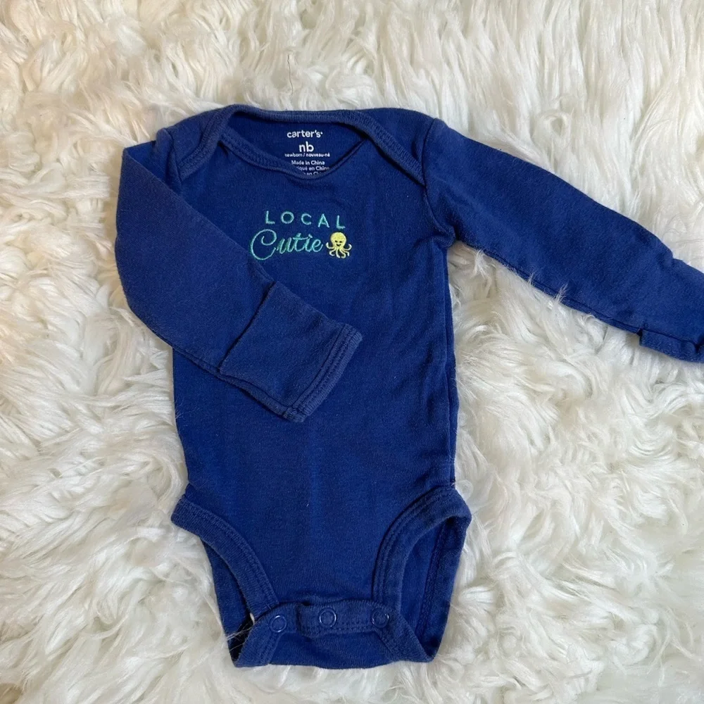 Baby Boy newborn onesies bodysuit lot